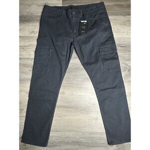 NWT Current/Elliott The Ford Cargo Pants Mens Sz 40 Navy Blue